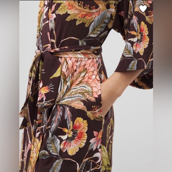 SOMA COOL NIGHTS KIMONO SHORT ROBE SIZE Small/Medium NWT! - Picture 3 of 6